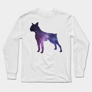 galaxy boston terrier Long Sleeve T-Shirt